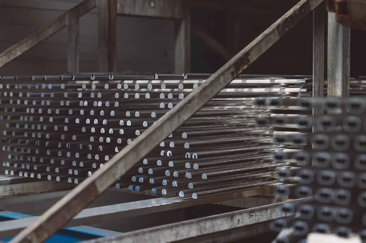 Gelagerte bearbeitete Aluminiumprofile